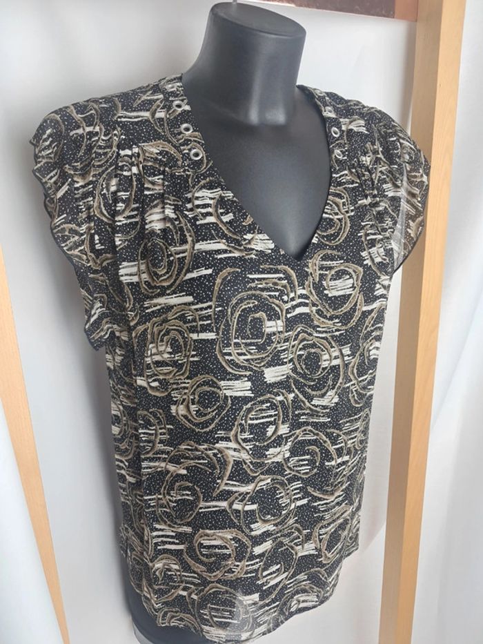 Ikks top tee-shirt blouse T.38 neuf - photo numéro 2