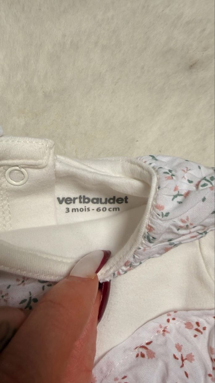 Lot de 2 body Vertbaudet - photo numéro 3