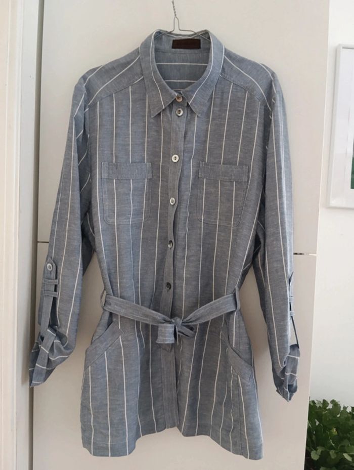 Veste chemise ceinturée Légère Devernois - photo numéro 6