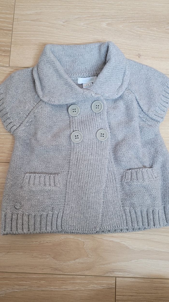 Gilet manches courtes 18 mois okaidi - photo numéro 2