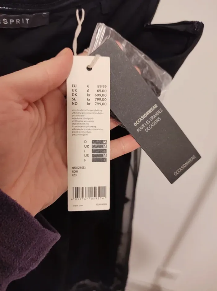 Robe cérémonie ou soirée Esprit taille L NEUVE - photo numéro 8