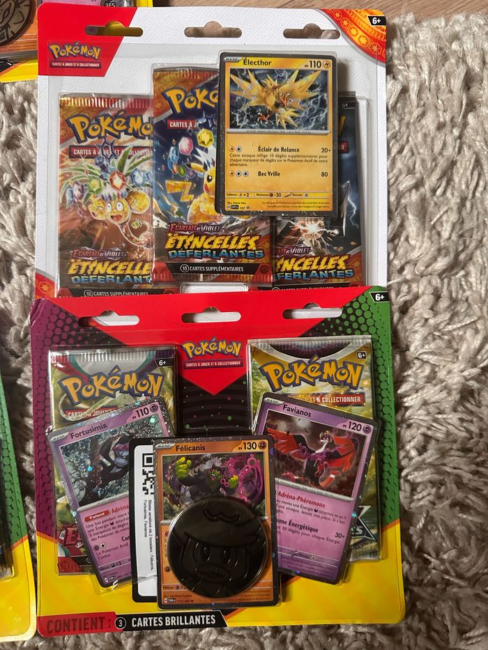 Lot de tri pack et duopack Pokémon neuf - photo numéro 3