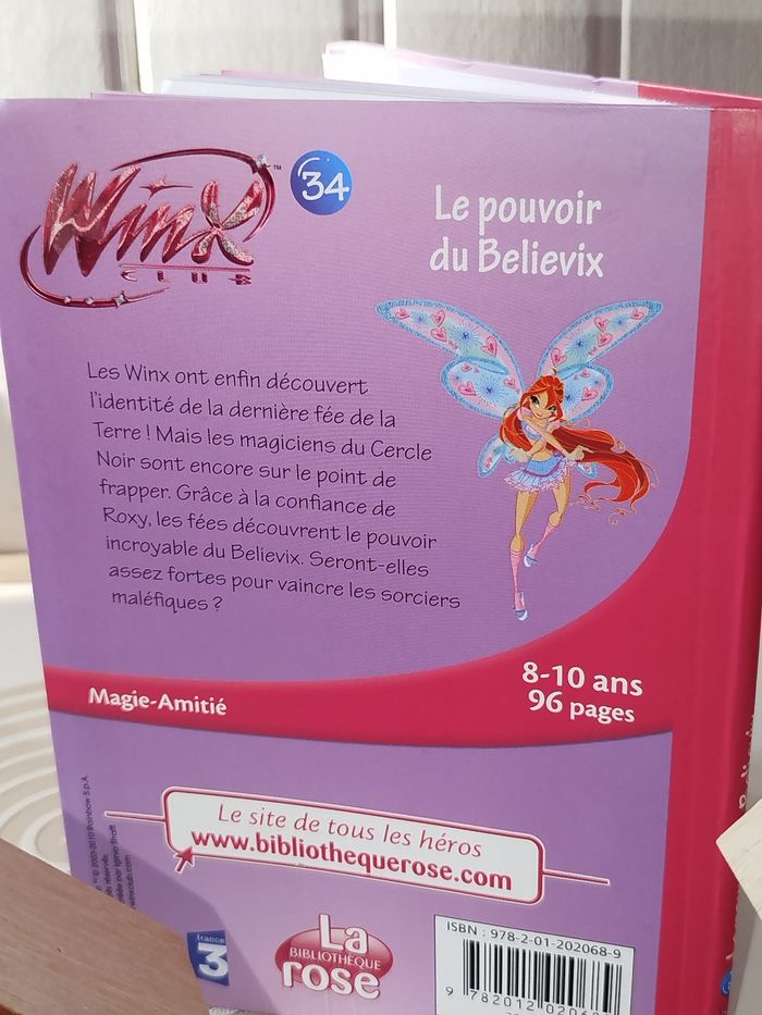 📚 Bibliothèque Rose Winx Club Le pouvoir du Believix - photo numéro 3