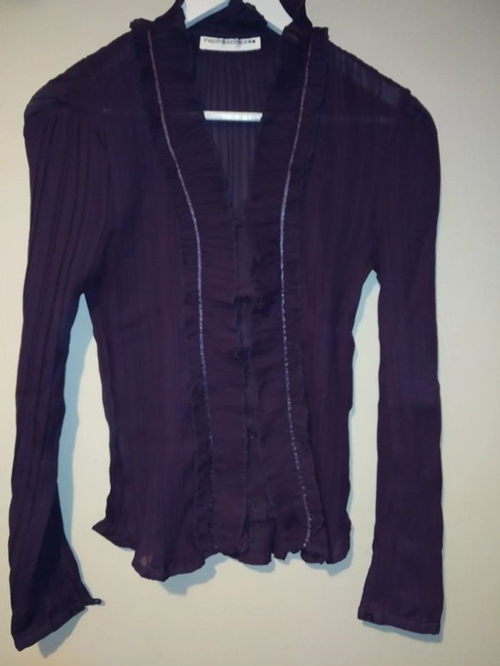 Chemisier violine - photo numéro 3