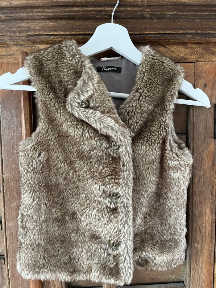 Gilet fourrure Chipie 10 ans - photo numéro 3