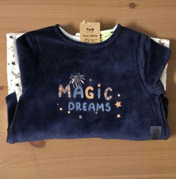 (Neuf non porté) pyjama doux et chaud 23mois garçon