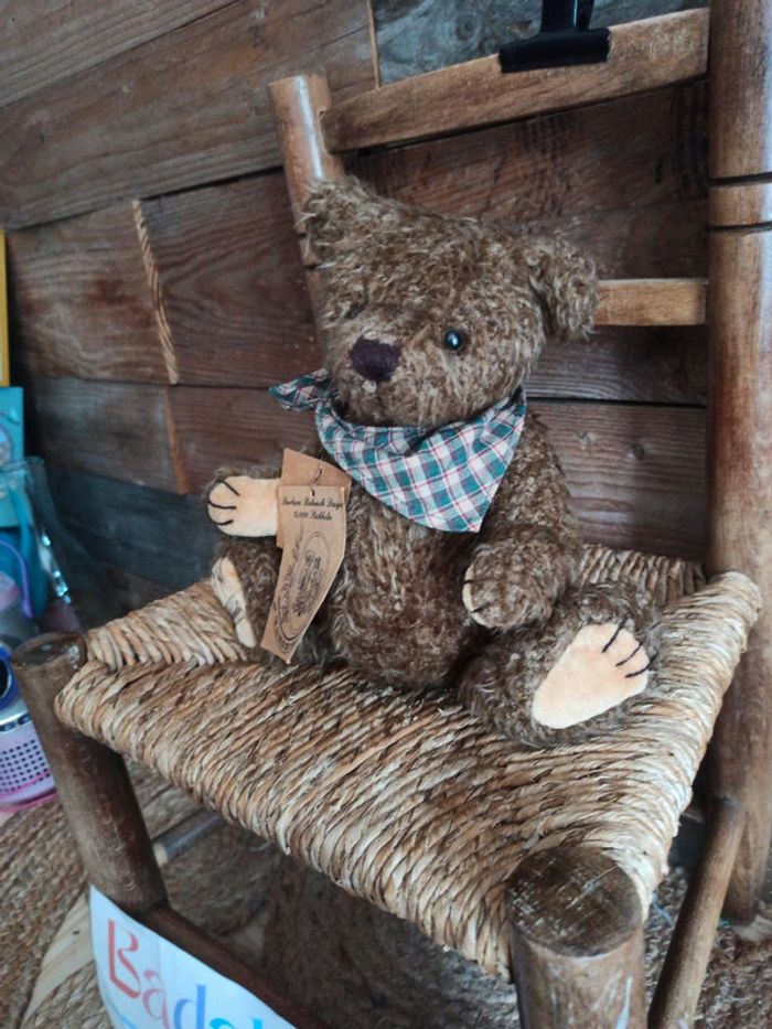 Peluche ours Bukowski neuf - photo numéro 3