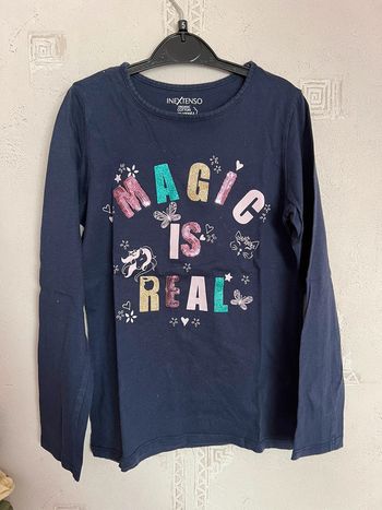 Haut bleu foncé de chez In Extenso