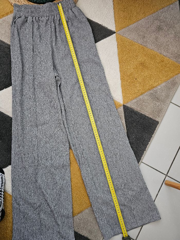 Joli pantalon gris large neuf Asos taille 34 - photo numéro 7