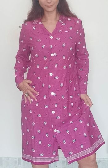 Chemise de nuit coton vintage taille 42