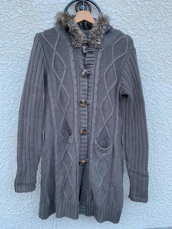 Veste en laine cache cache T42