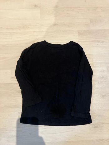 T shirt manches longues noir