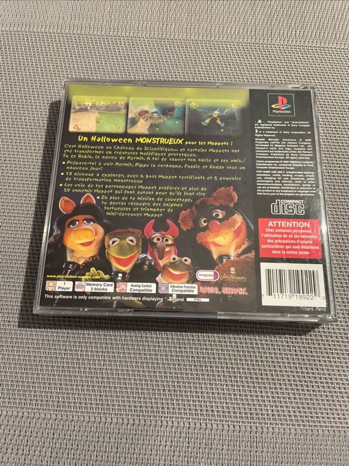 Muppet Monster Adventure Jeu PS1 Playstation 1 FR - photo numéro 3
