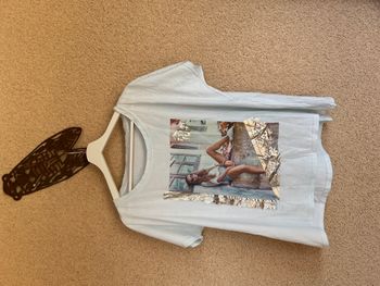 TEE short blanc