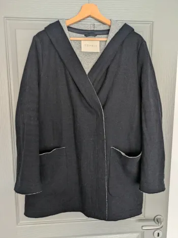 Veste style caban Esprit taille 42 gris foncé