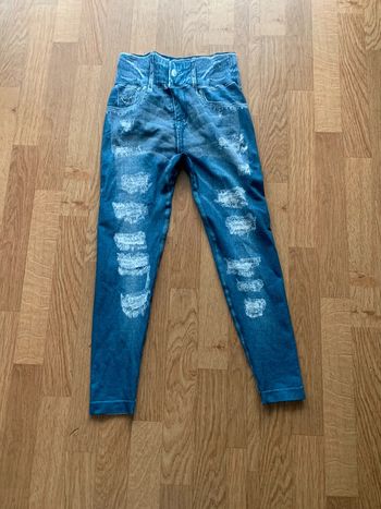 Legging effet jeans