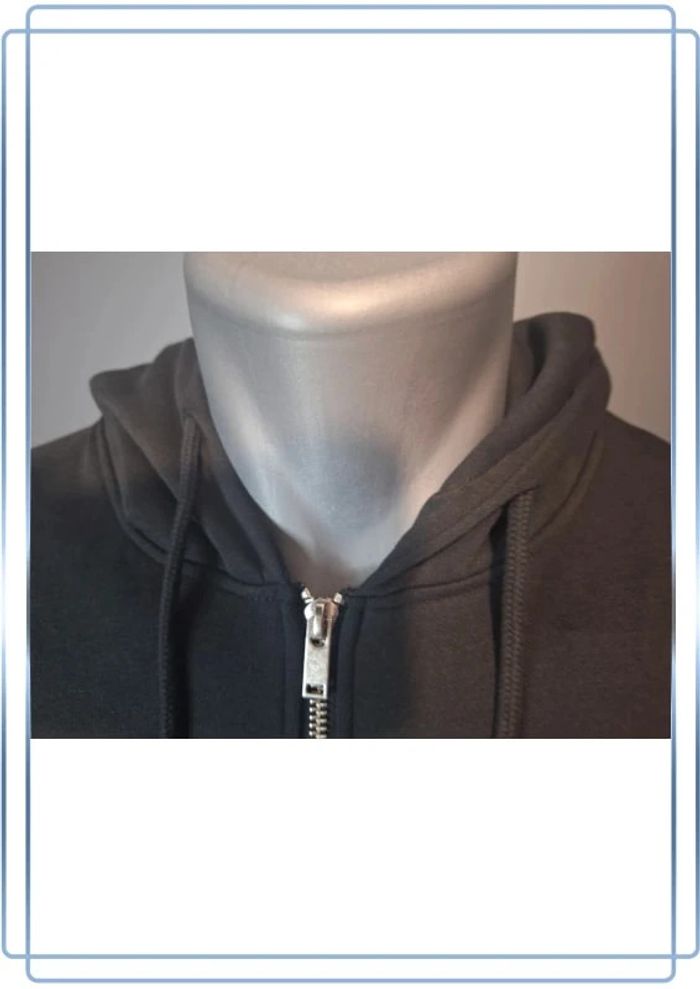 Sweat zippé à capuche Jack et jones /hoodie / noir unisexe- taille M - neuf - photo numéro 5