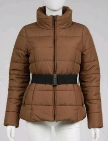 Doudoune Ceinturée Marron Chic et Douillette - Taille S/M - Indispensable Hiver
