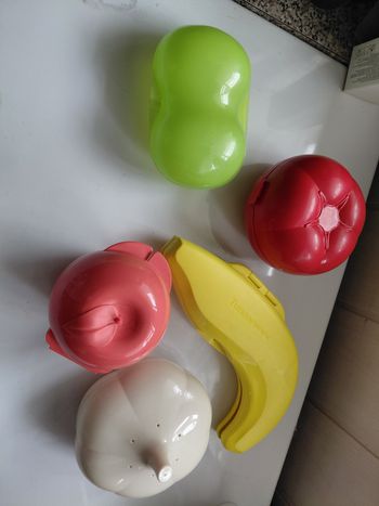 Tupperware lot de 5 boite légumes fruits