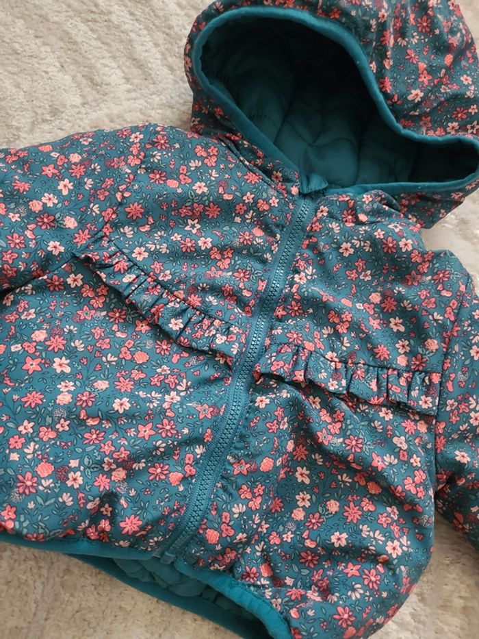 Doudoune réversible bébé fille - photo numéro 2