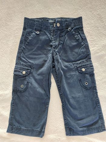 Pantalon cargo bleu marine 24 mois