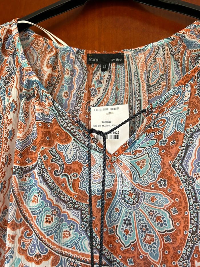 Blouse ouverte aux épaules 42 JBC neuve - photo numéro 2