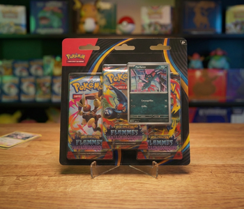 Tripack Pokémon ME02 "Flammes Fantasmagoriques" - Neuf & Scellé - Promo Farfuret