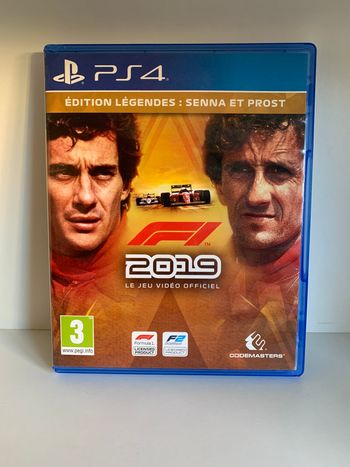 F1 2019 edition legende  - PS4 - FRA -  Très bon état