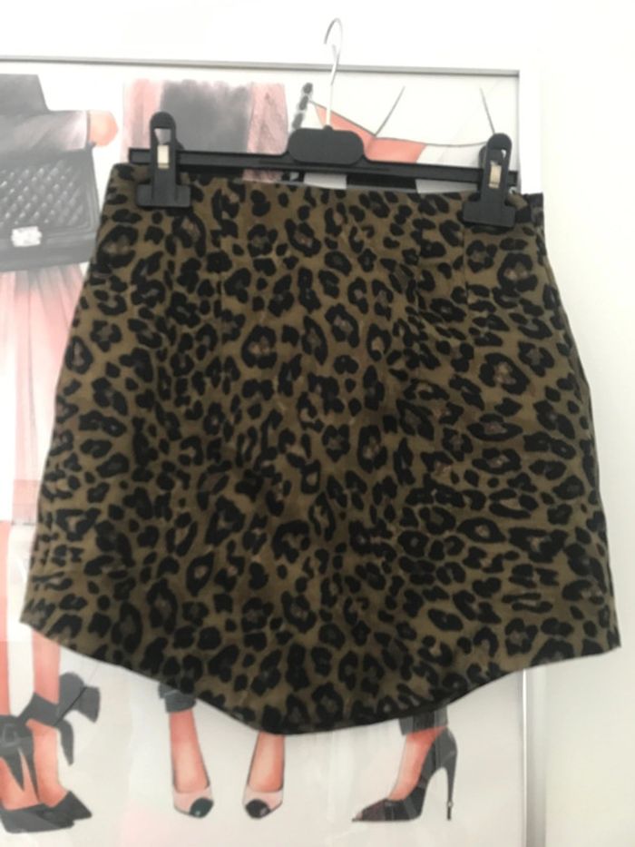 Mini jupe Zara léopard XS