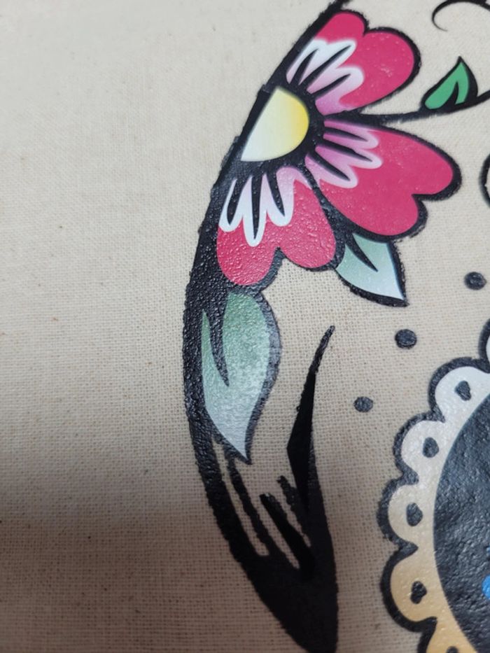 tote bag tête de mort - photo numéro 3