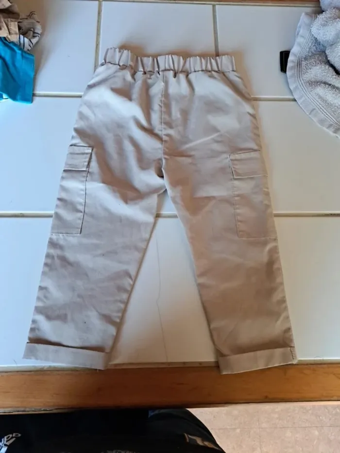 Pantalon bébé beige - Shein - 24 mois - photo numéro 2