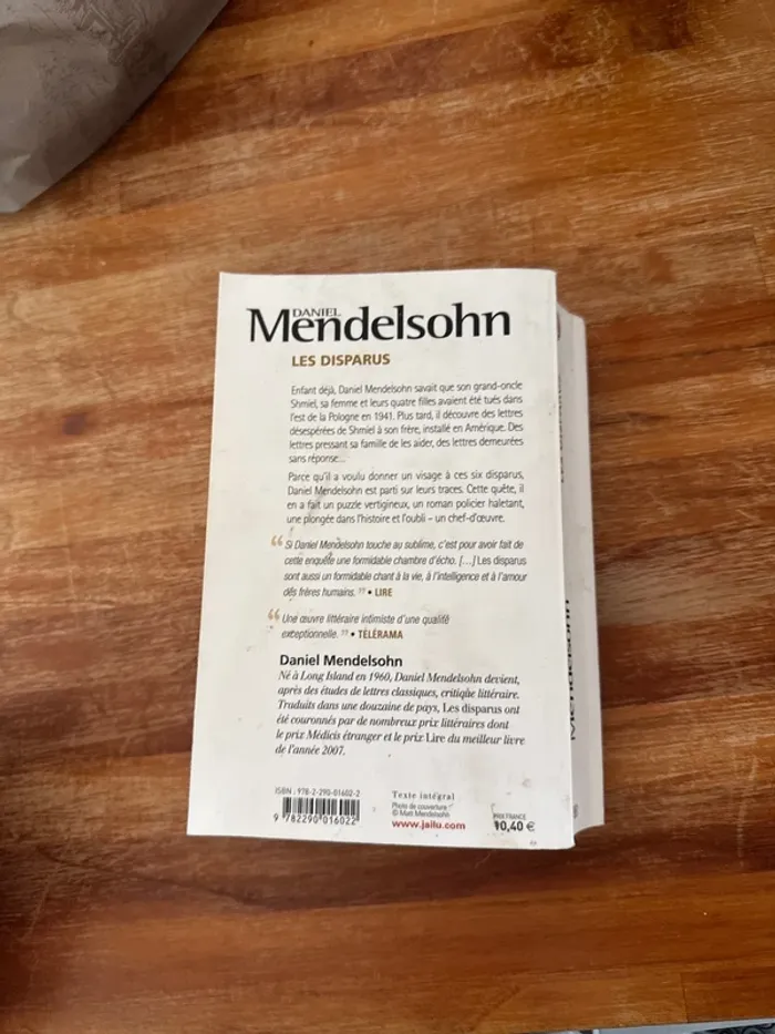 Livre les disparus - photo numéro 3