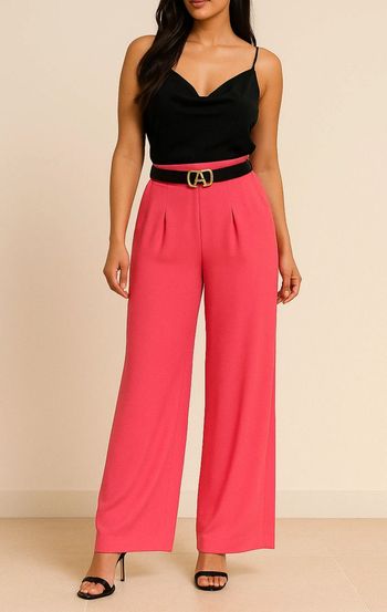 Pantalon fluide tailleur femme