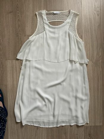 Robe de cérémonie beige 40