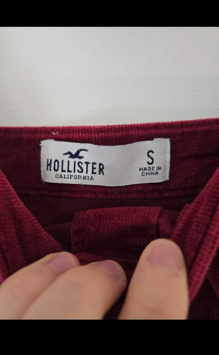 Robe hollister bordeaux - photo numéro 3