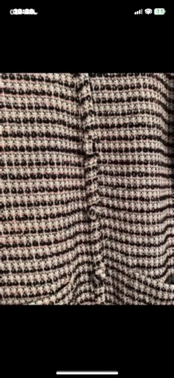 Gilet long tweed Zara taille L Robe mi longue Zara taille L - photo numéro 3