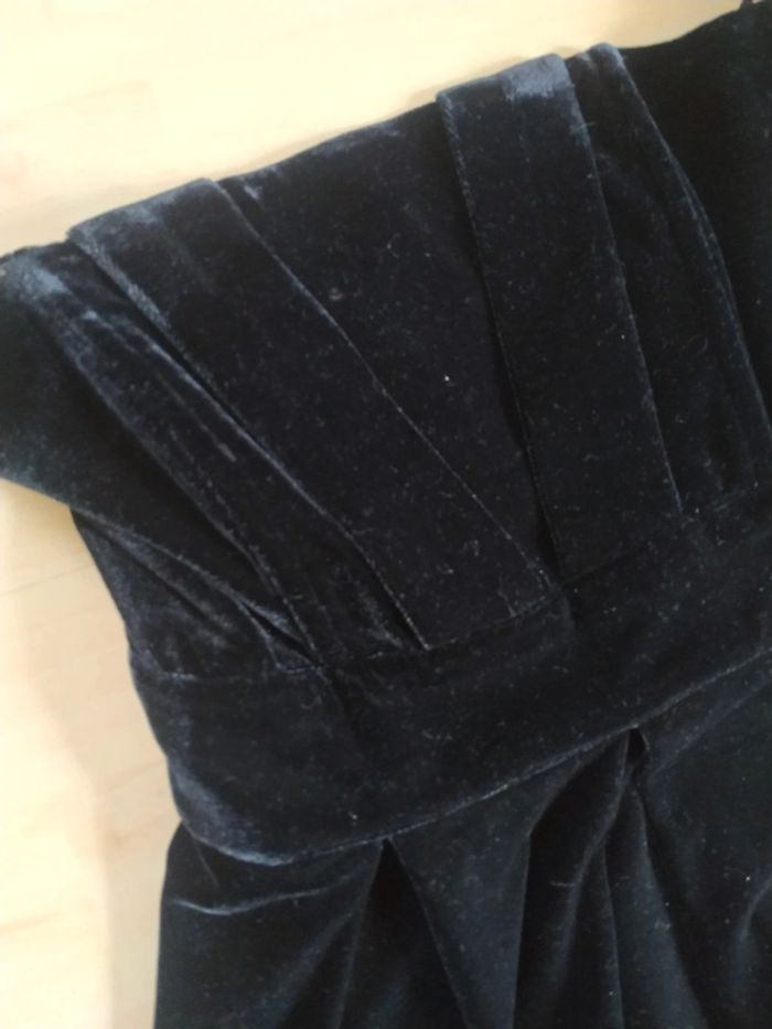 Robe de fête / réveillon, bustier velours Etam 36 - photo numéro 6