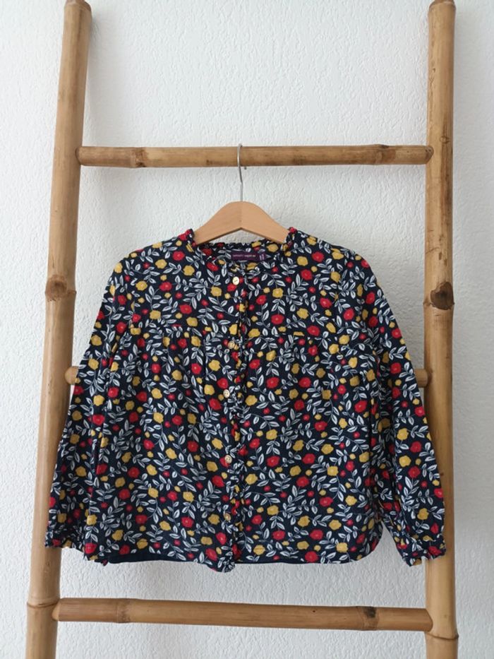Jolie chemise blouse fleurie Sergent Major 6 ans