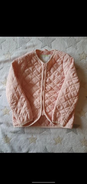 Veste rose pâle mi saison moleton