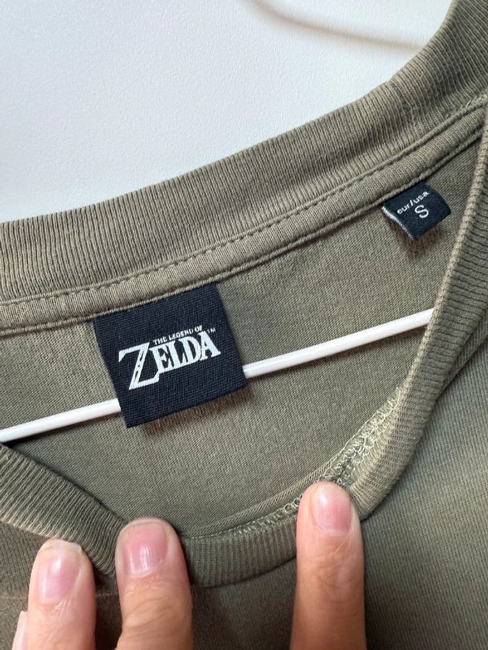 T-shirt kaki homme celio collection the legend of Zelda taille s - photo numéro 3