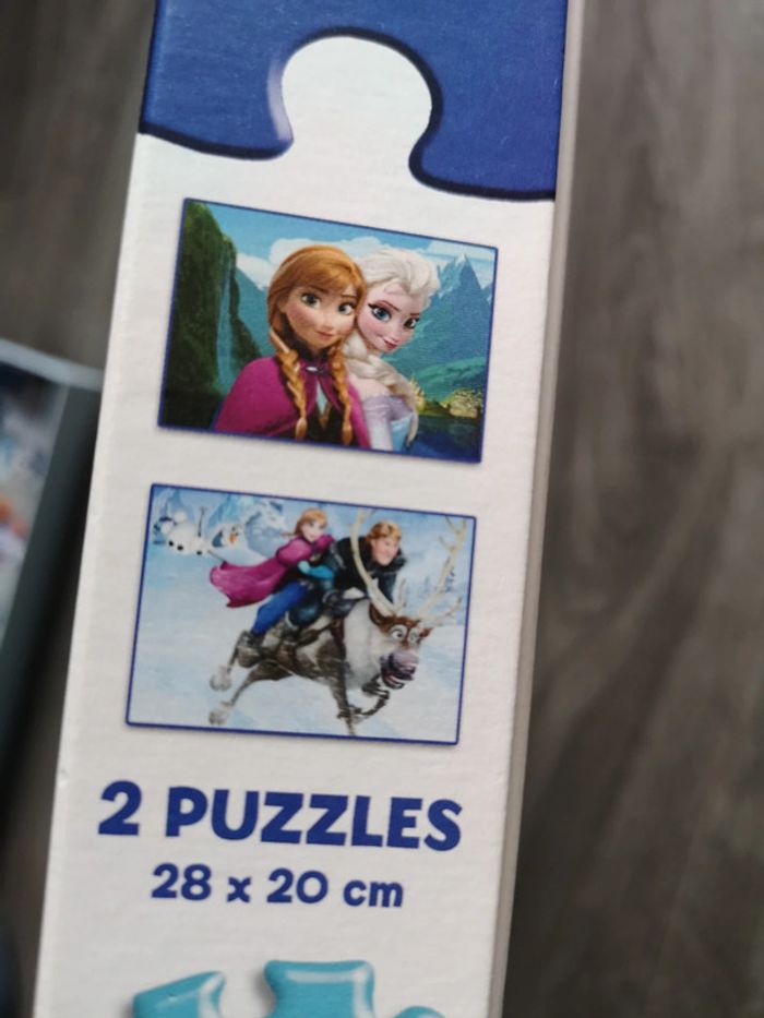 2 Puzzles complets 48 pièces Reine des neiges - photo numéro 4