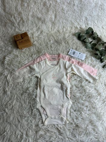 Lot de 2 bodies manches longues orchestra taille 3 mois