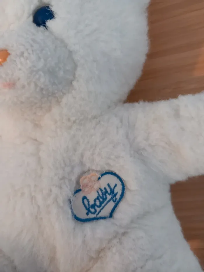 Peluche ours Boulgom baby yeux bleus 25cm - photo numéro 7