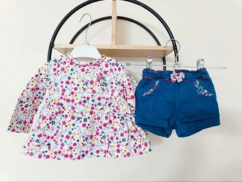 6 mois ensemble sergent major blouse été short