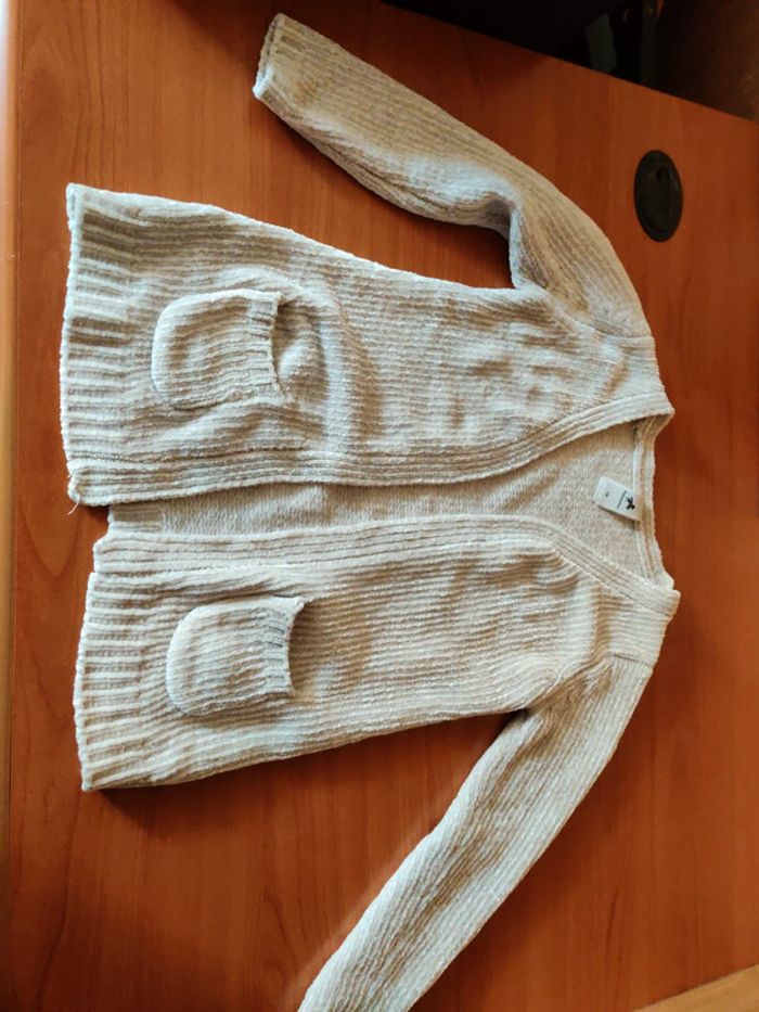 Gilet ouvert palomino 10ans - photo numéro 2