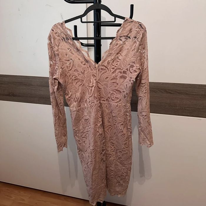 Kleid Spitze Rose Rosa Cocktailkleid