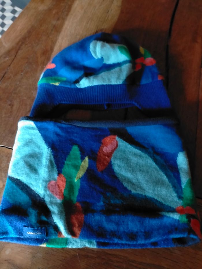 Ens. Bonnet + snood catimini 3/4 ans