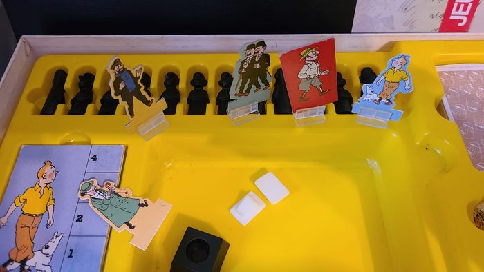 Jeu de Société Tintin et le Piège du Totem Dhor Nathan 1992 Vintage Complet - photo numéro 4