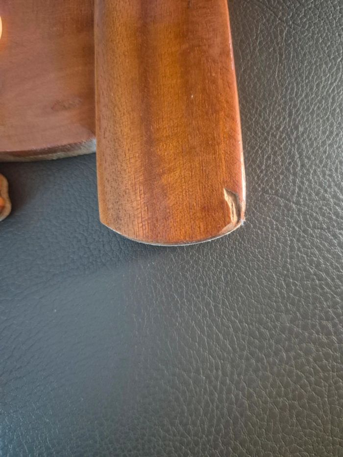 Plaque de porte en bois motif lapin au prénom de Chloé - photo numéro 5