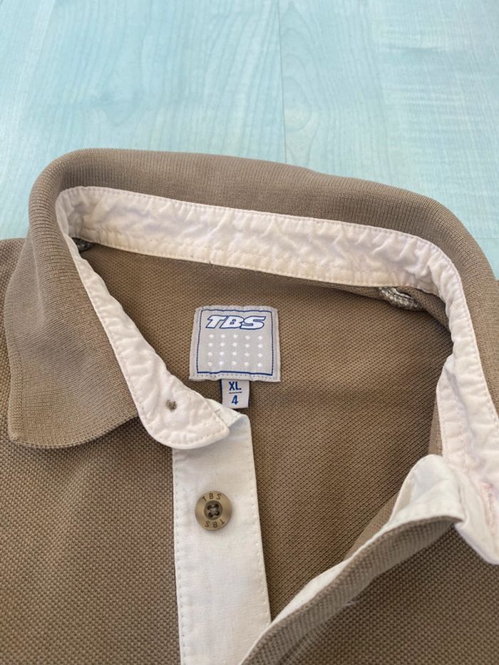 Polo manches courtes marron glacé TBS XL - photo numéro 3